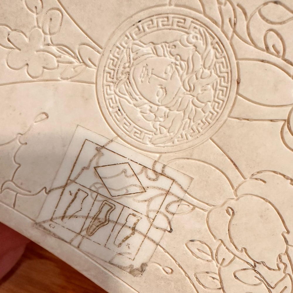 Versace Medusa Head Slides Sandals White - Picture 5 of 7